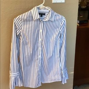 Banana Republic striped blouse